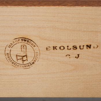 BOOKSHELF, 20 th century, Ekolsund, from Ikea, 1700-series. Burnt stamp.