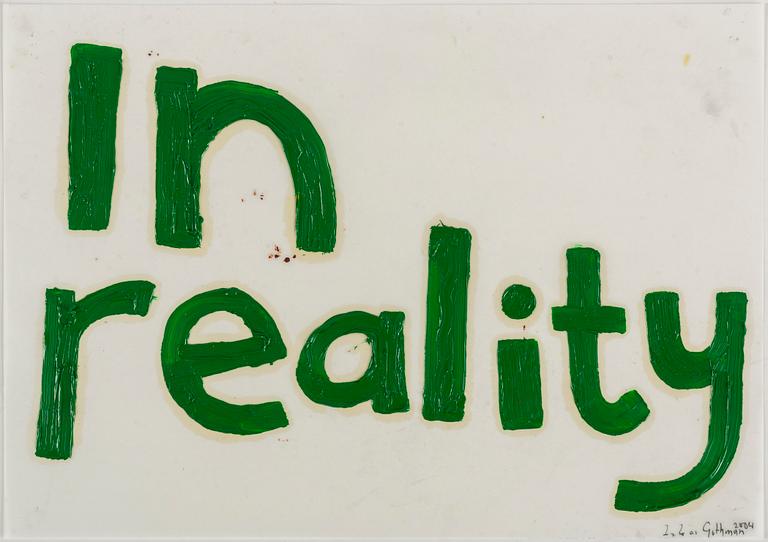 LUKAS GÖTHMAN,  acrylic on plastic film, signed and dated 2004.