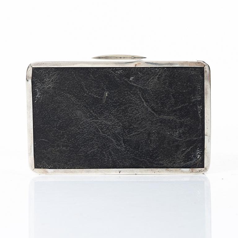 Cigarrskrin, silver, Colen Hewer Cheshire, Chester, England 1910.