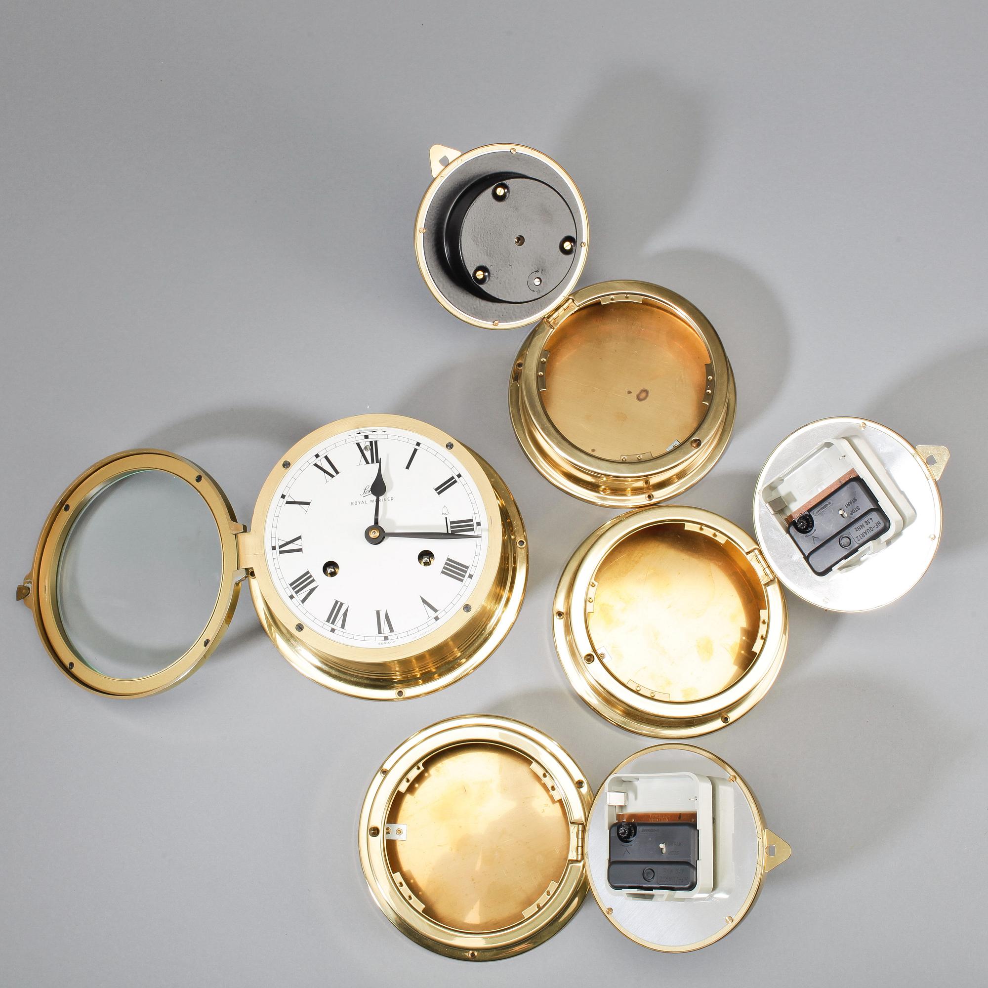 SKEPPSUR och BAROMETER, 4 st, bland annat Schatz, 1900-talets andra hälft.