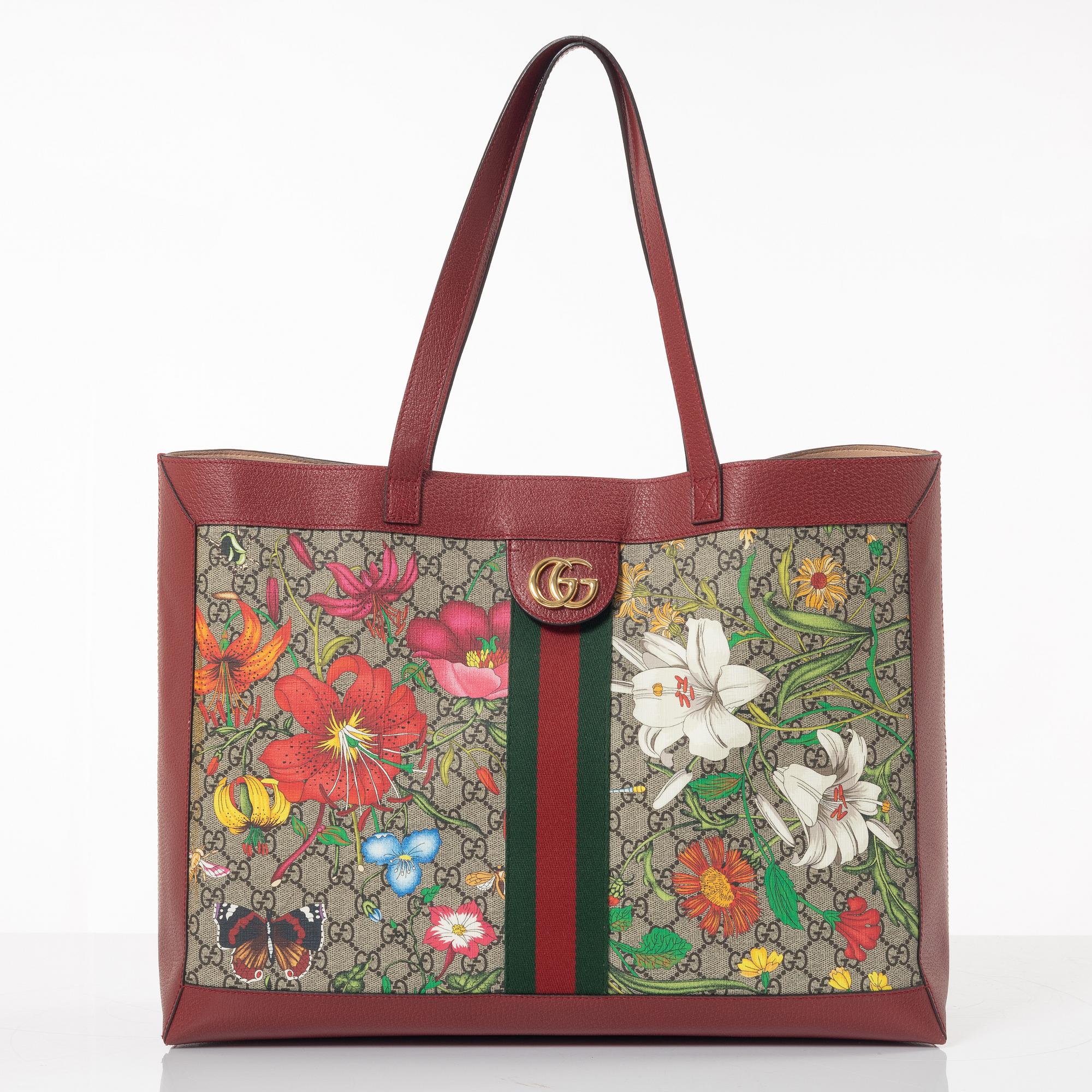 Gucci, väska "Ophidia GG Flora Tote Bag".