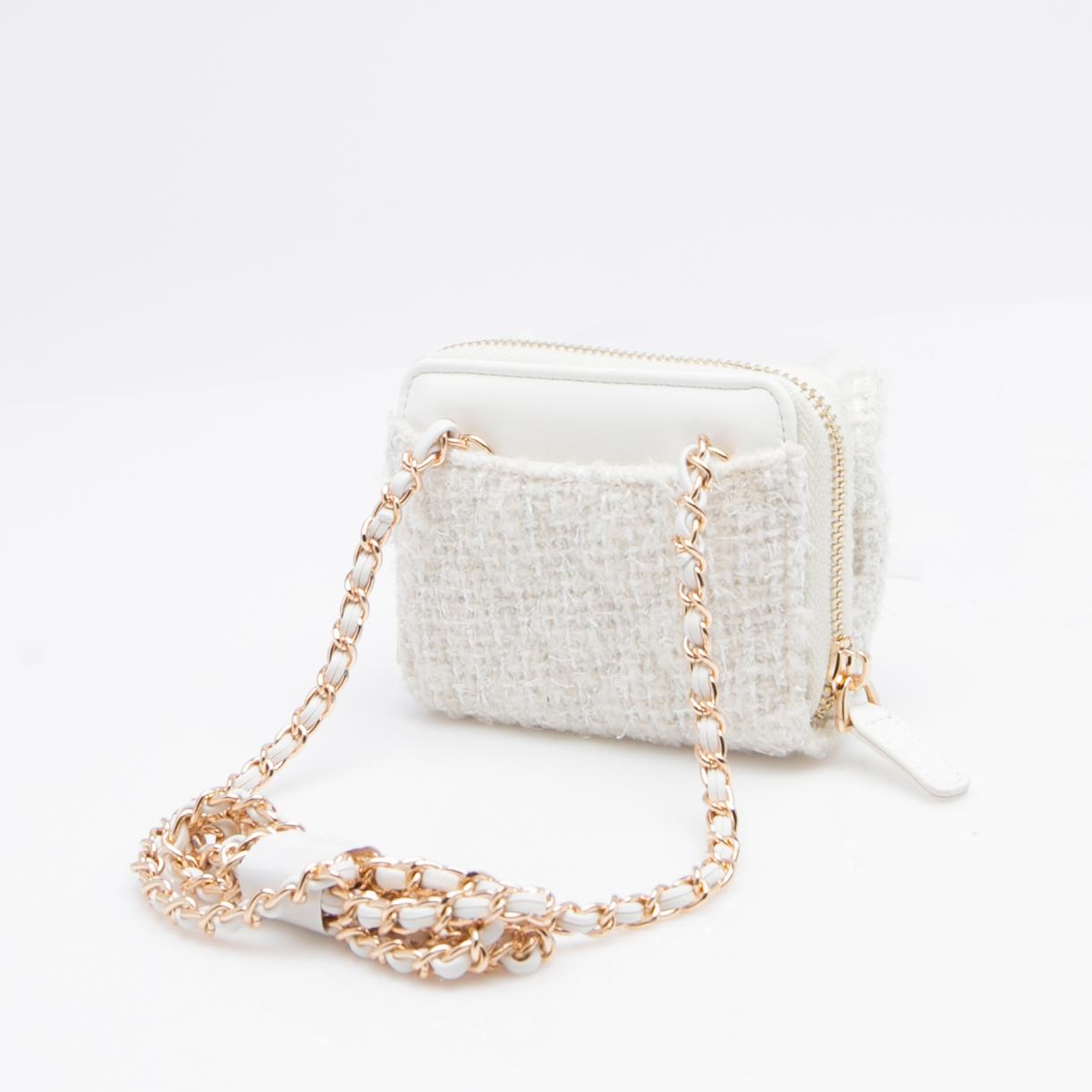 Chanel, bag, Mini Bouclé Bow Bag.