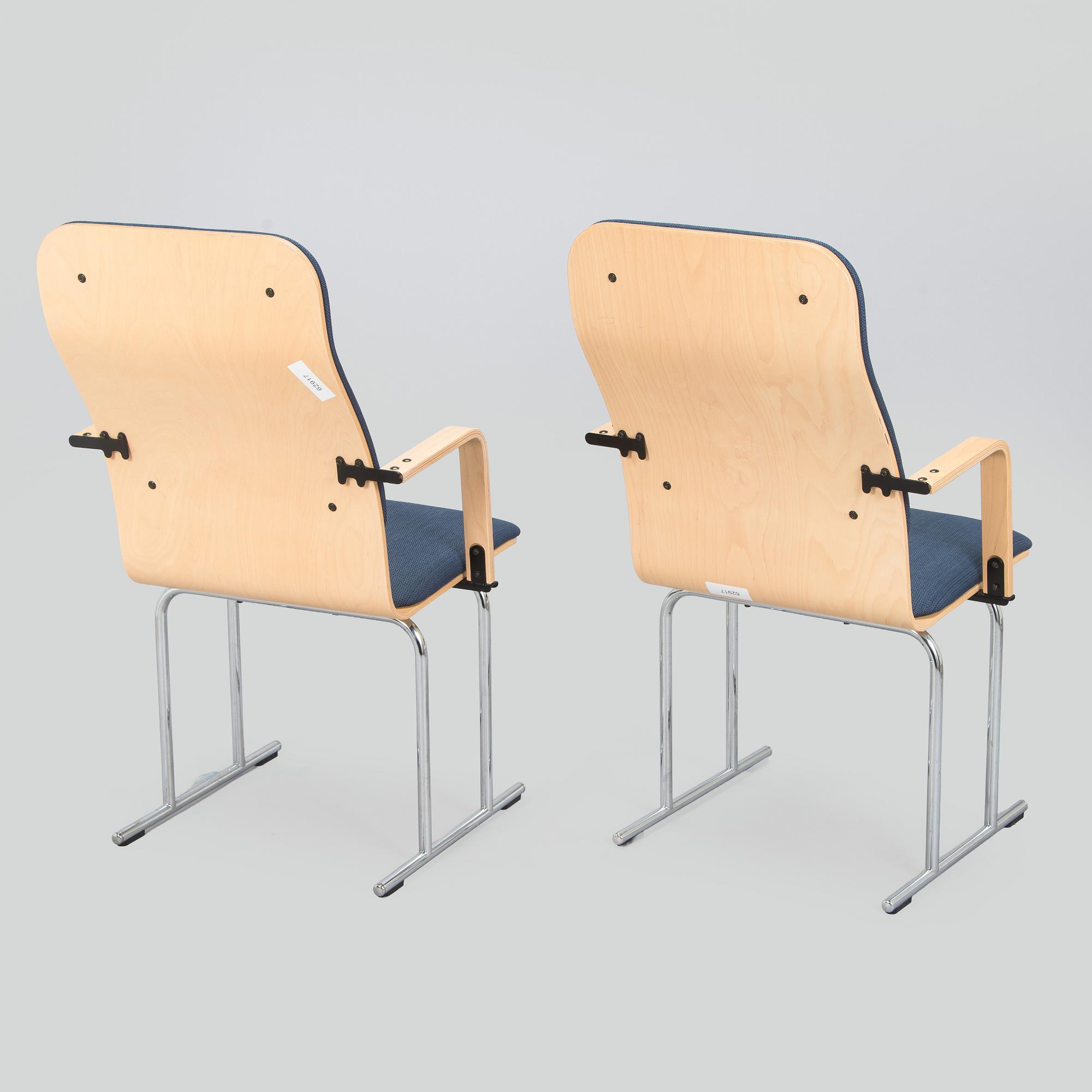 Yrjö Kukkapuro, a pair of 1980s  "Sirkus" armchairs, Avarte.