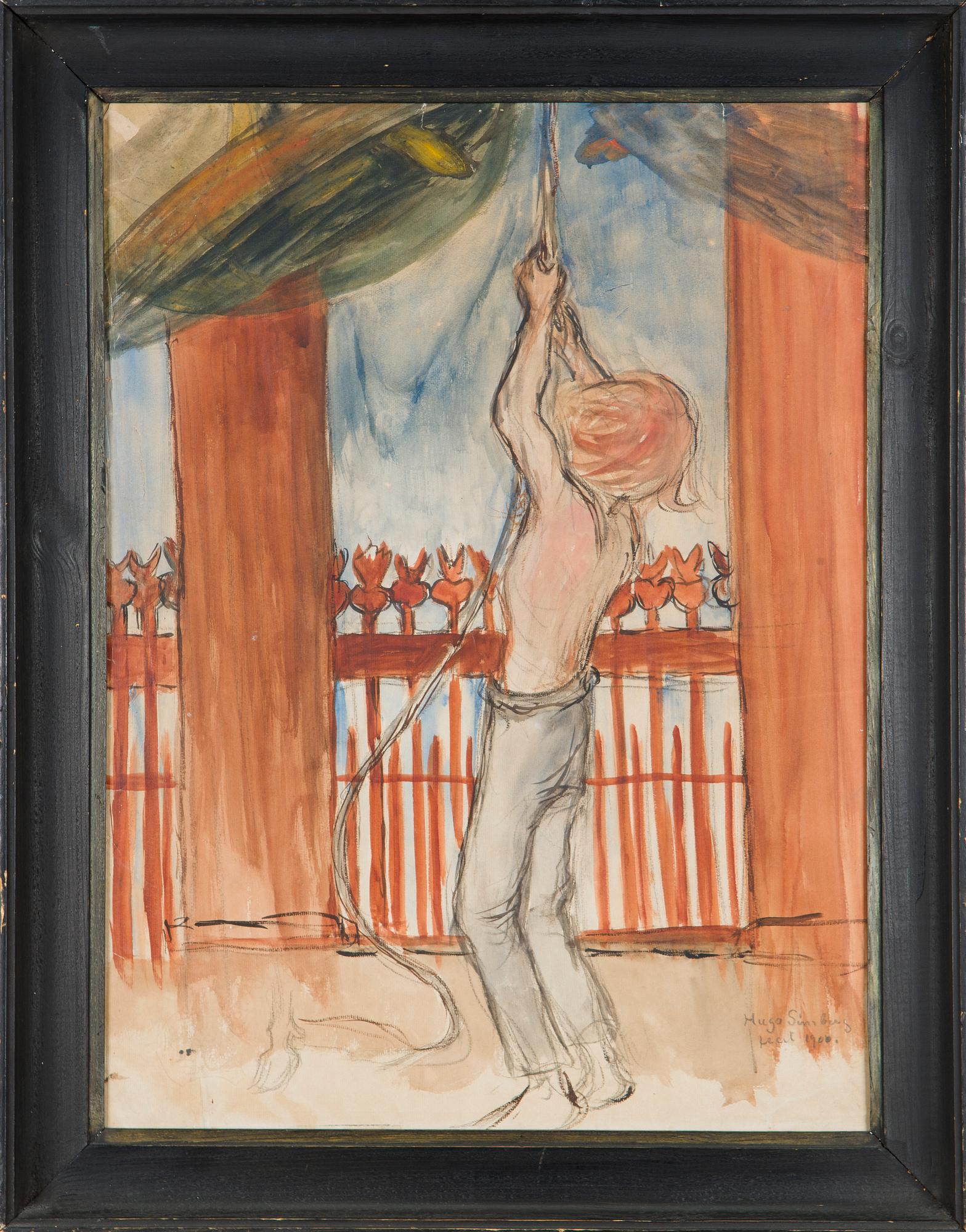 Hugo Simberg, Klockringaren.