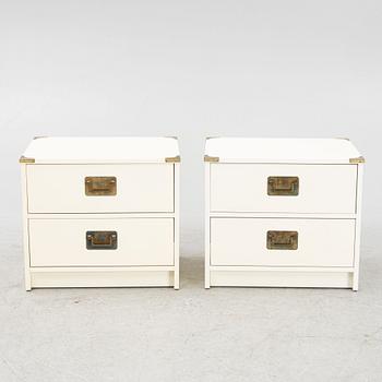 A pair of bedside tables, Nordiska Kompaniet/NK Inredning, second half of the 20th Century.