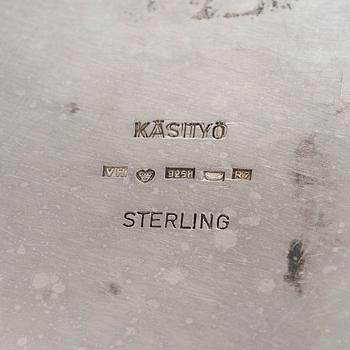 Väinö Hamara, fat, sterling silver, Helsingfors 1970.