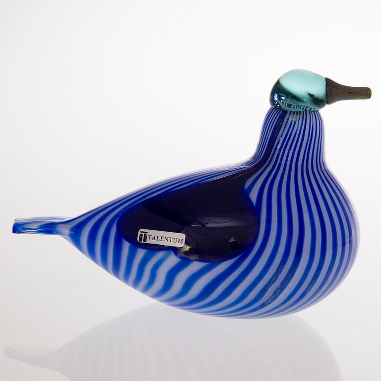 A Pro Arte glass bird signed Oiva Toikka Nuutajärvi Notsjö, 8/1990.