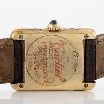 Cartier, Tank, wristwatch, 20.5 x 20 (28) mm.