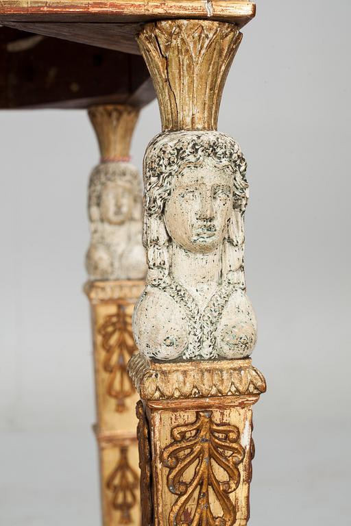 KONSOLBORD. Sengustavianskt stockholmsarbete, omkring år 1800.