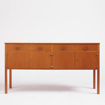 Josef Frank, a mahogany sideboard, Firma Svenskt Tenn, Sweden, probably 1940s-1950s.