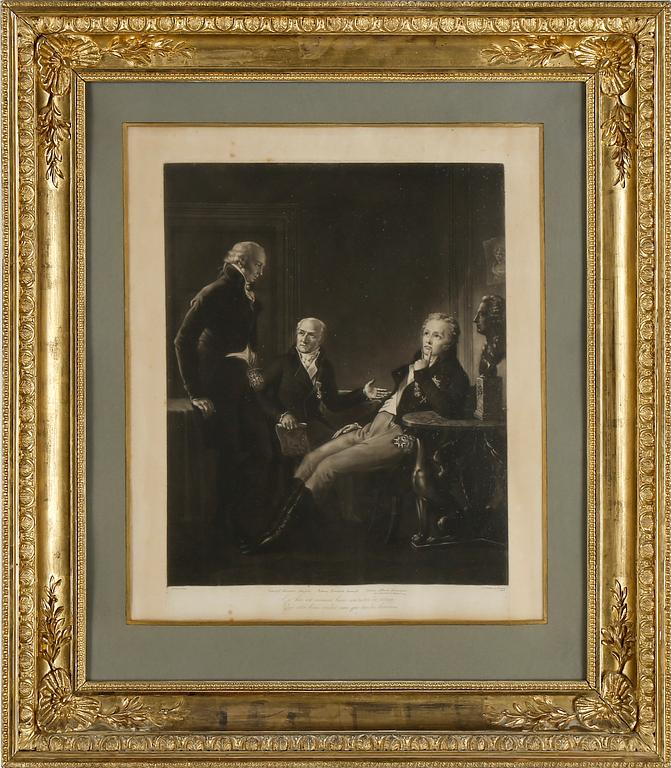 BERTON, efter, gravyr, gravör J. Pichler, 1800-talets första hälft.