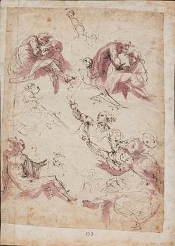 FRANCESCO CURIA, attributed drawing.