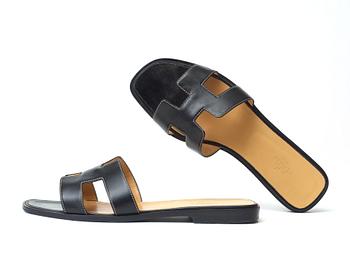 HERMÈS, slip in skor.