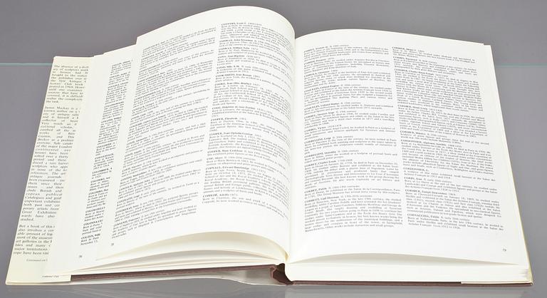 BÖCKER, 3 st, konsthantverk/konst, 1970-tal.