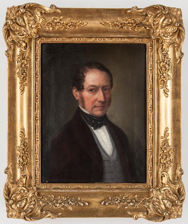 OKÄND KONSTNÄR, ett par, olja på duk, ej signerade, 1800-tal.