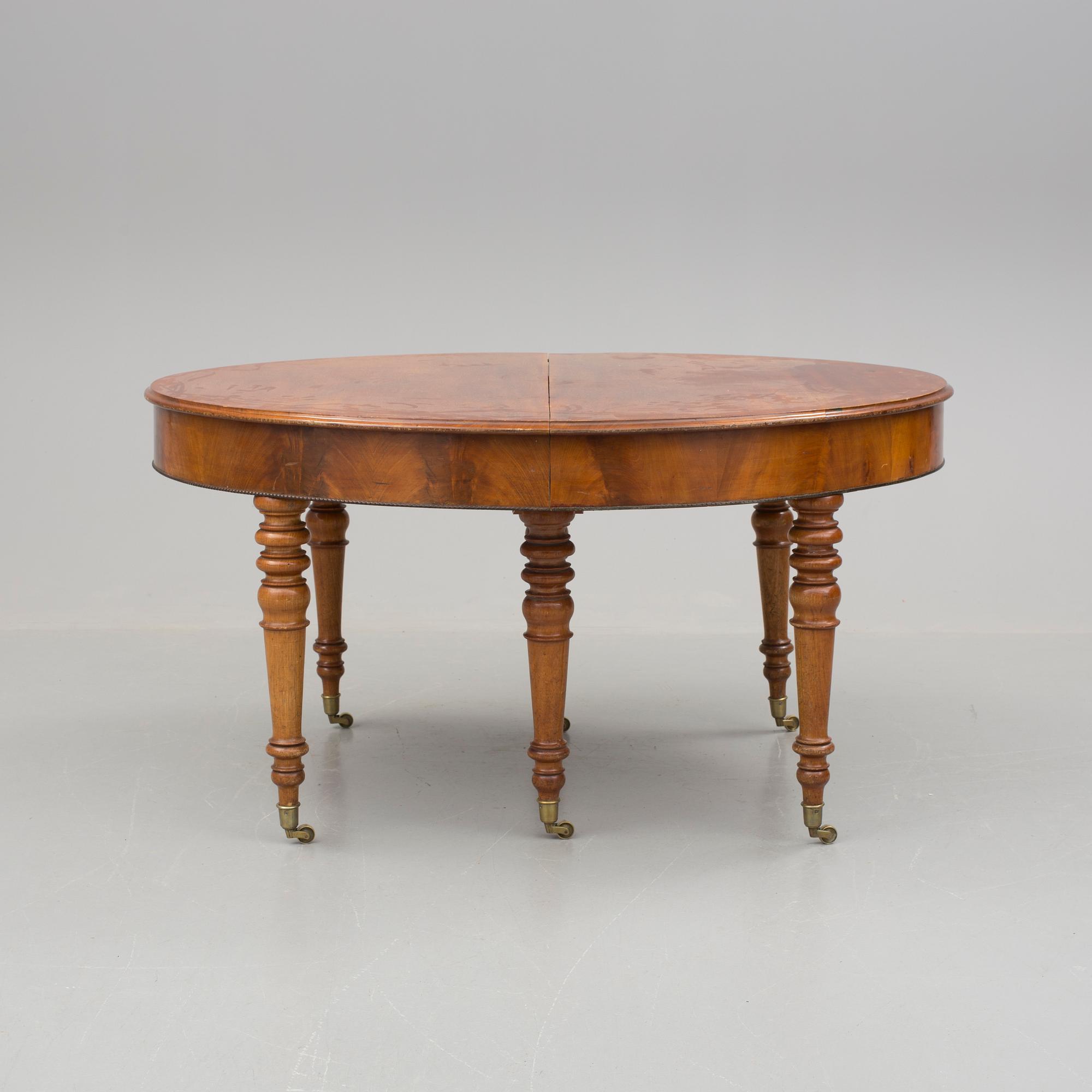 MATBORD, nyrenässans, 1800-talets slut.