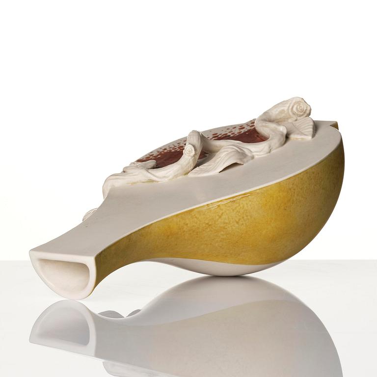 Wilhelm Kåge, a "Surrea" stoneware vase, Gustavsberg, 1940s.