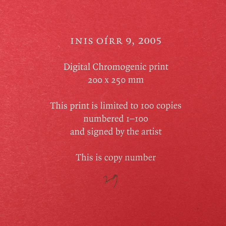 SEAN SCULLY, fotobok samt fotografi, C-Print, signerad och daterad -05, numrerad 29/100.