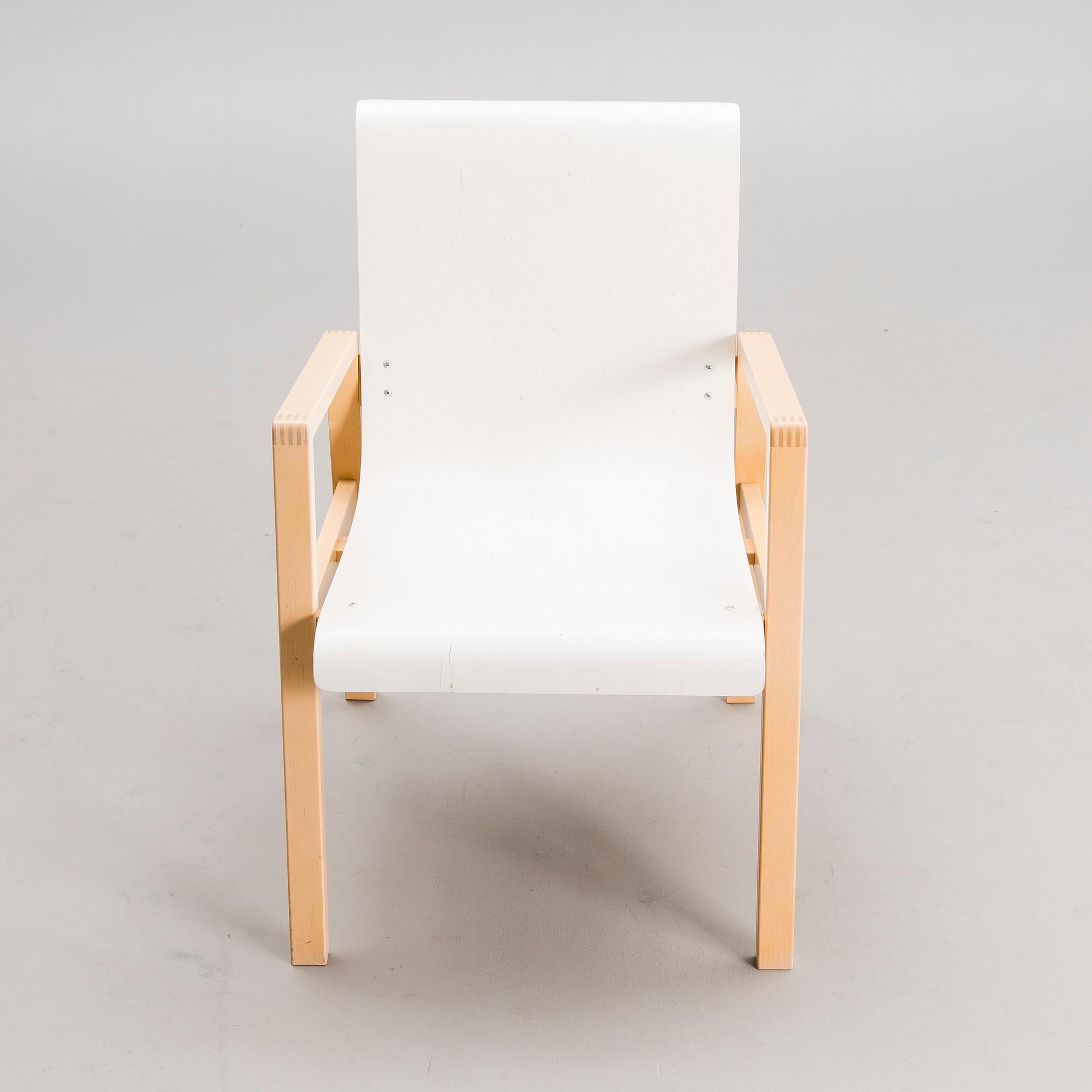 ALVAR AALTO, nojatuoli malli 403, Artek 1900-luvun loppu.