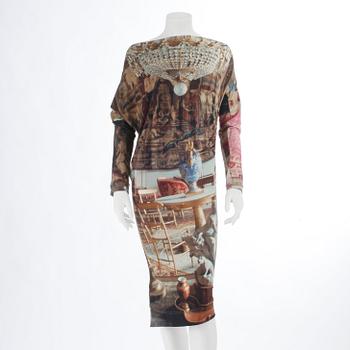 VIVIENNE WESTWOOD, a cotton blend dress.Size xs.