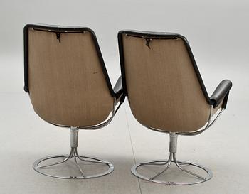FÅTÖLJER, ett par, "Jetson", Bruno Mathsson, Dux.