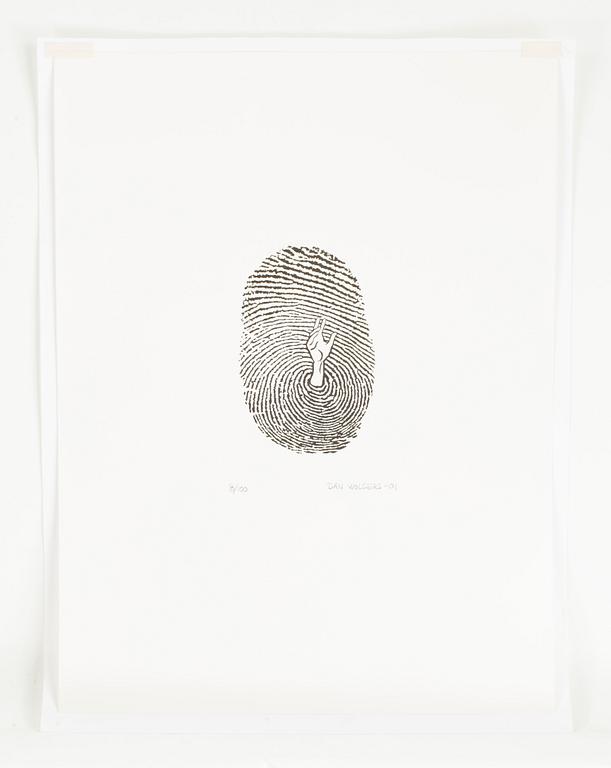 DAN WOLGERS, seriegrafi. Sign Dan Wolgers och dat -01. Numrerad 8/100.