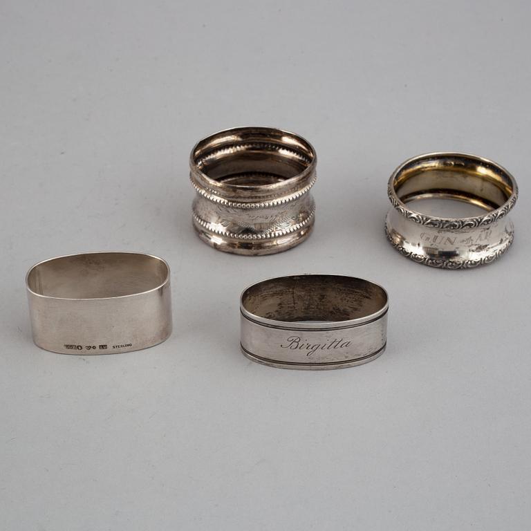 10 pc silver, including CG Hallberg 1961.