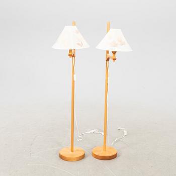 Carl Malmsten, golvlampor 1 par "Staken".