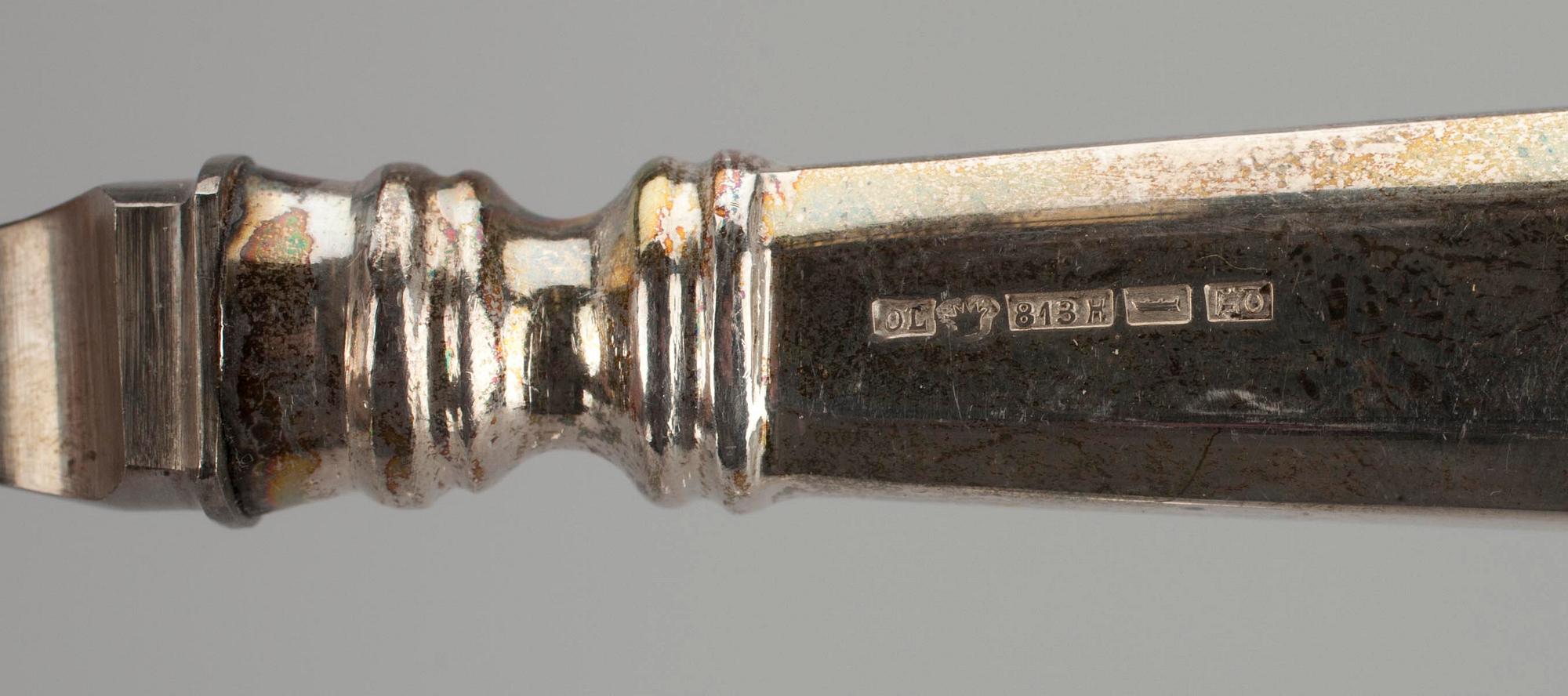 PARTI KNIVAR, 35 delar, silver, Finland 1925-1932. Tot. vikt ca 1920 g.