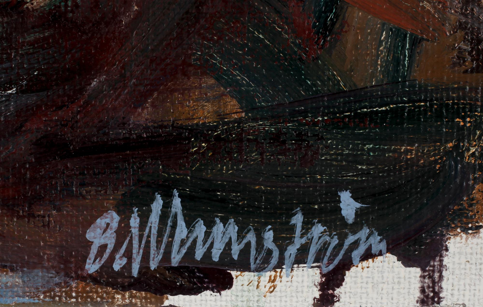 BERNDT WENNSTRÖM, olja på duk. Sign.