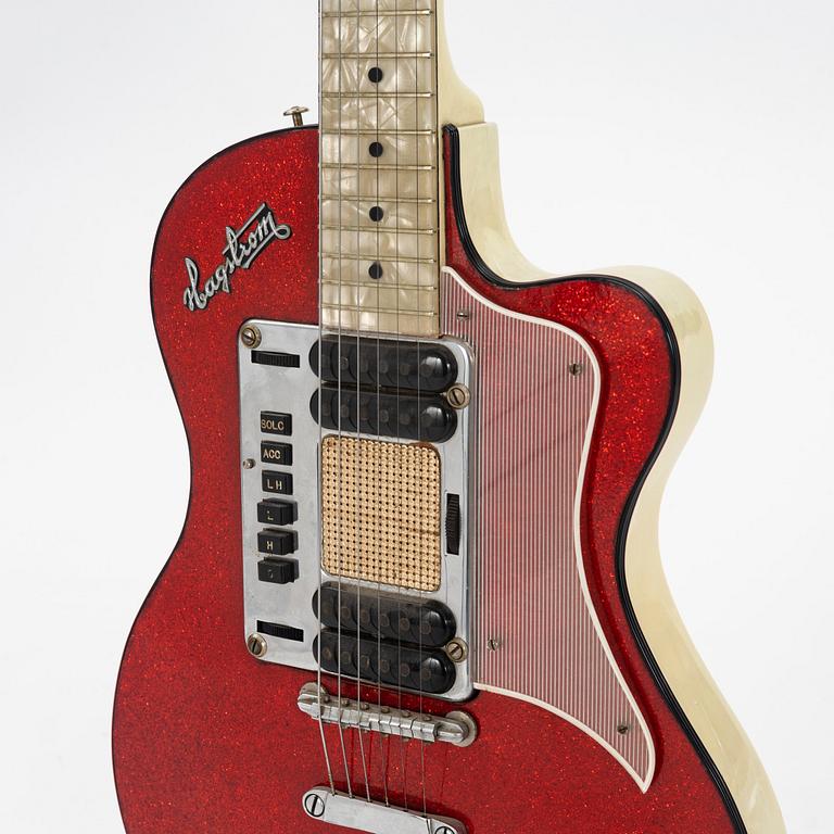 Hagström, electric guitar, "DeLuxe Large Model", from the first batch of 200 guitars, Älvdalen Sweden, 1958.