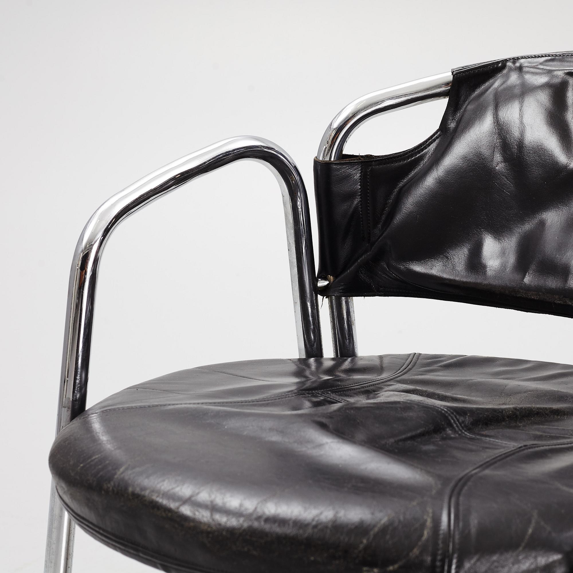 Karmstolar, 4 st, 1900-talets andra hälft.