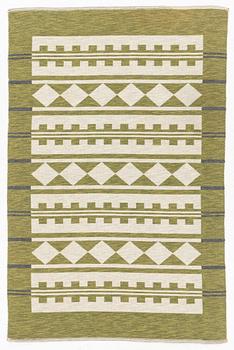 A double woven (machine made) swedish carpet. c 194 x 126 cm.