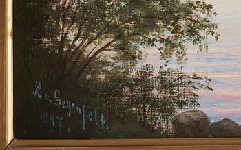 LOTTEN VON GEGERFELT, oil on canvas, signed L v. Gegerfelt and dated 1897.