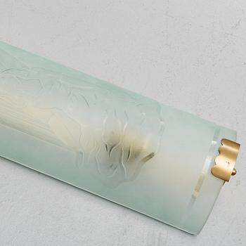 A 1930/40's wall light from Glössner & CO, signed.