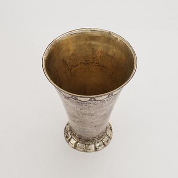 Lorens Stabeus, bägare, silver, Stockholm 1754.