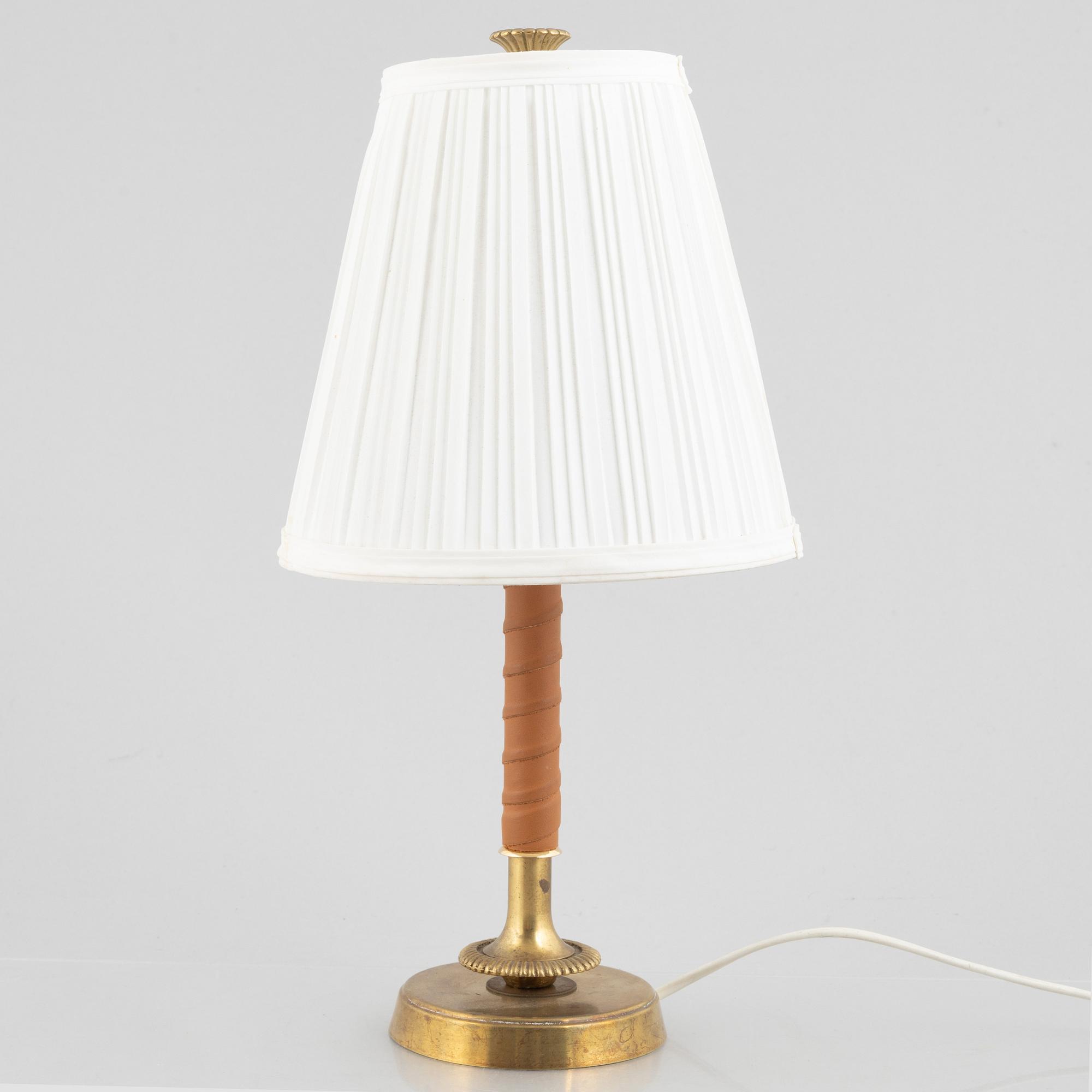 A Swedish Modern table lamp, first half of the 20th century.
