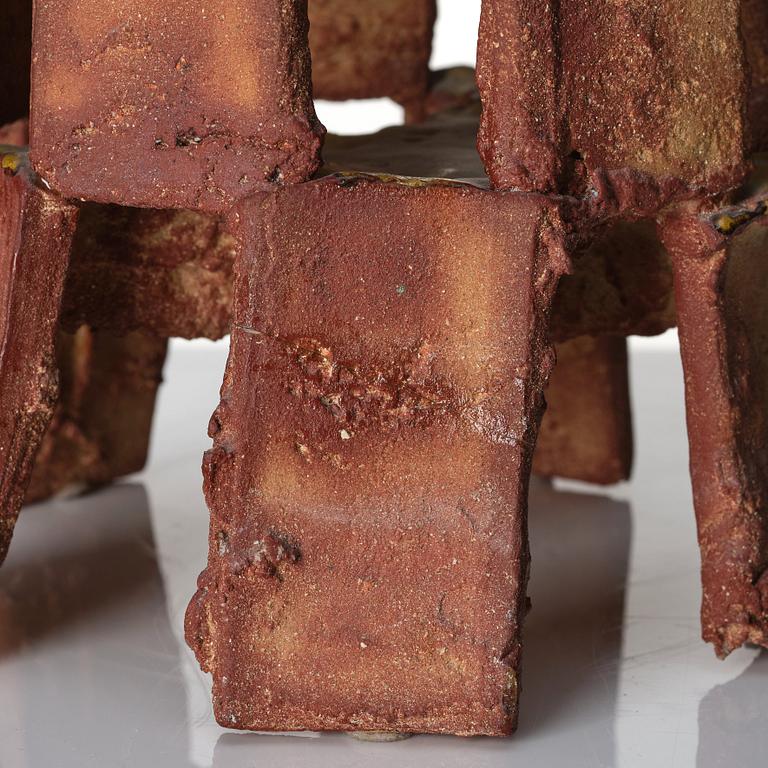 Anders Bruno Liljefors, A sand cast stoneware sculpture, Gustavsberg studio, Sweden probably 1950s.