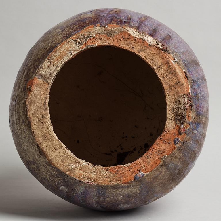 ULLA & GUSTAV KRAITZ, a stoneware "Sphere" sculpture, Fogdarp, Förslöv, Sweden.