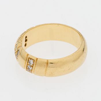 RING, briljantslipade diamanter, 18K guld.