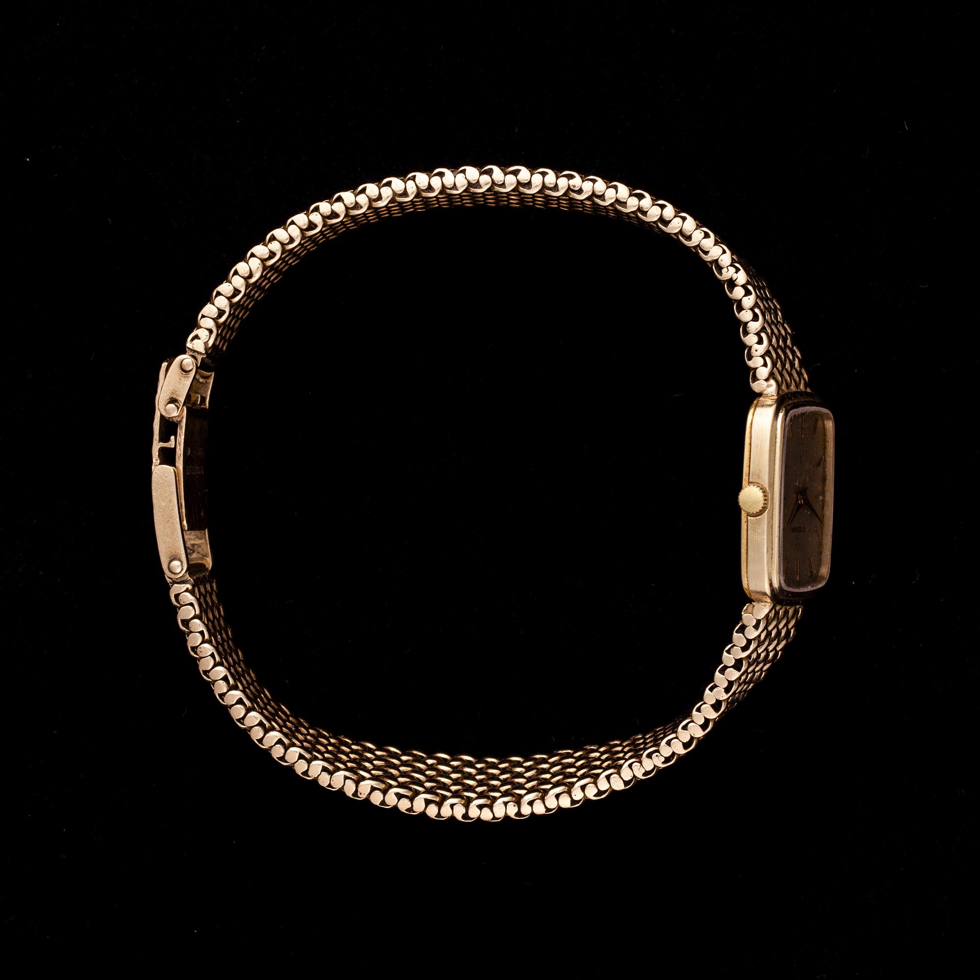 ARMBANDSUR, dam, 14K guld. Eterna. Vikt ca 40,1 g.