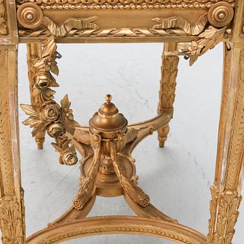 A Louis XVI style display table, 19th/20th century.