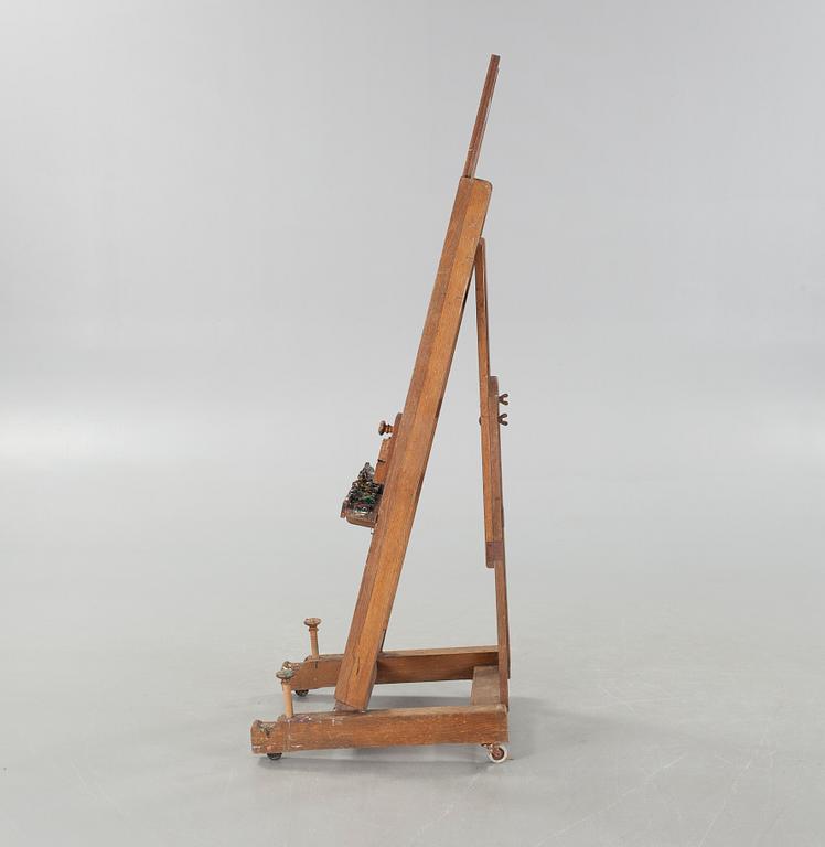 An easel, from Wilhelm Becker in Stockholm, 20th century.