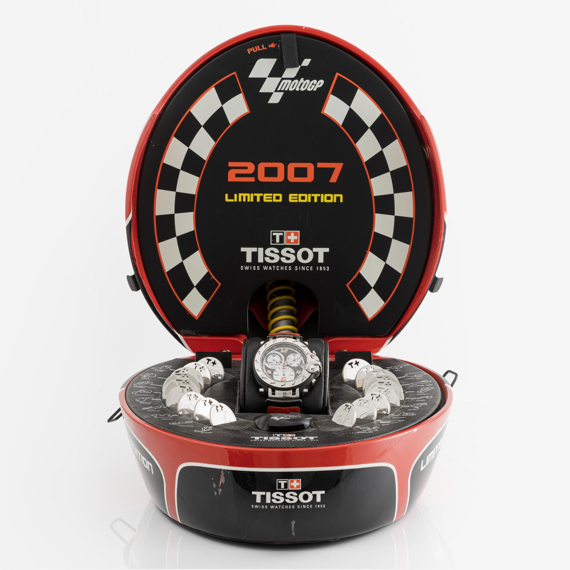 TISSOT, T-Race, Moto GP, chronograph, wristwatch, 42 mm.