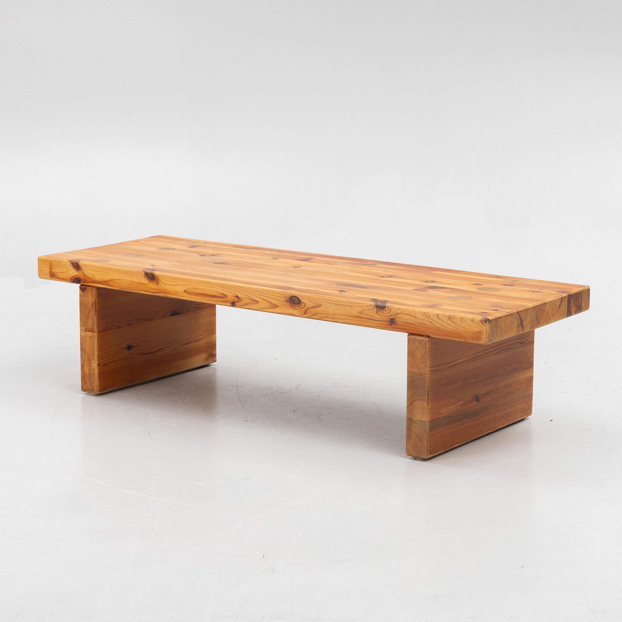 Sven Larsson, bench and mirror, Möbel-Shop AB, 1970s.
