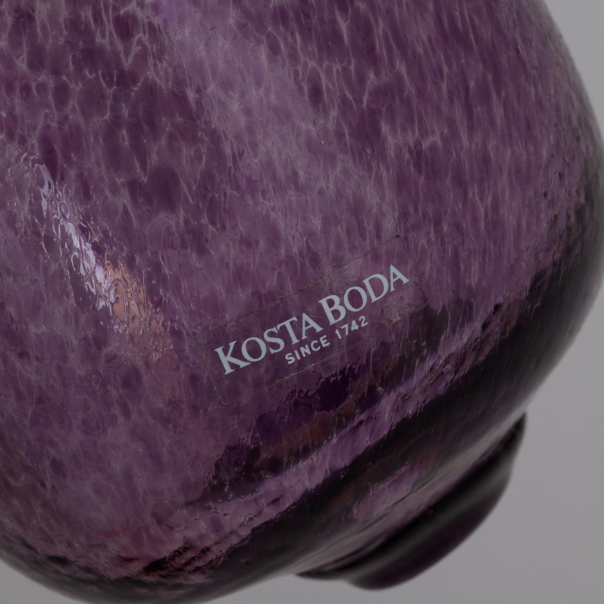 OBJEKT, 3 st, glas, Gunnel Sahlin, Kosta, Signerade och numrerade.