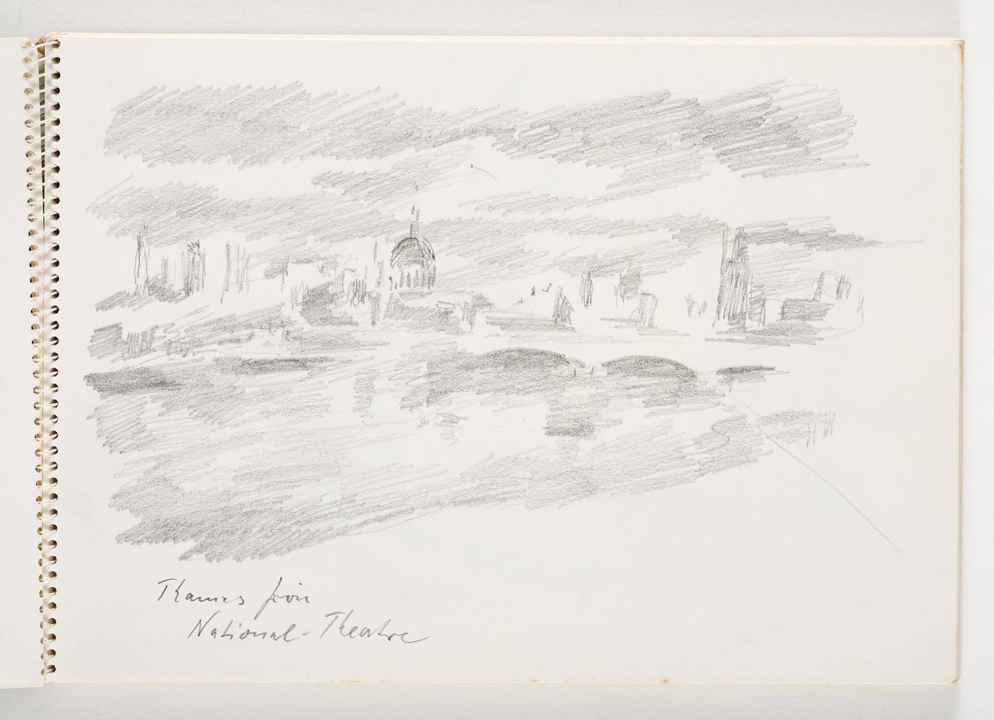 Lotte Laserstein, 3 skissblock med teckningar.