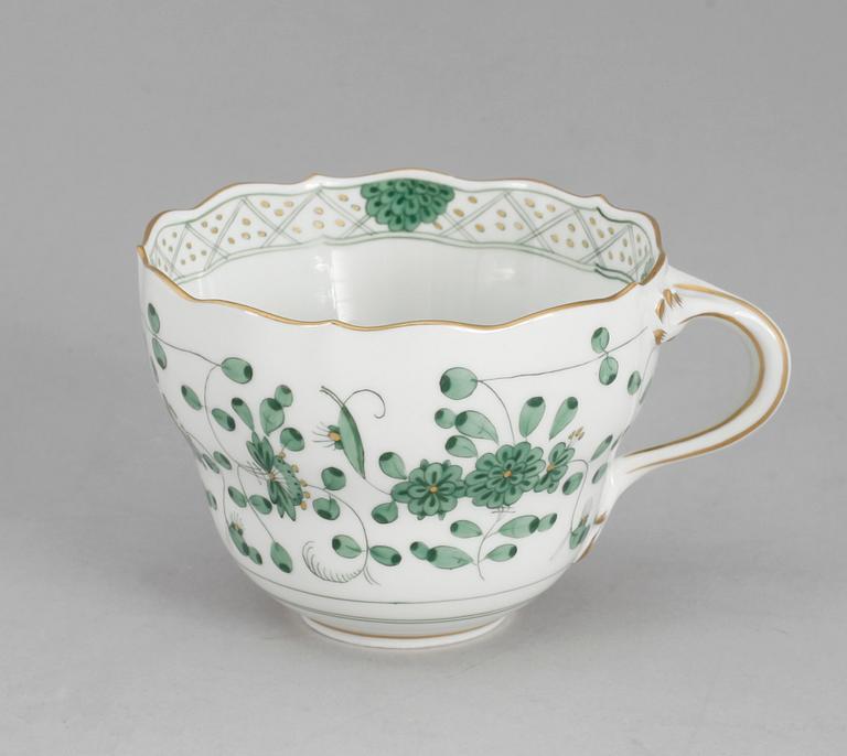 TESERVIS, 40 delar, porslin, "Indiska blommor", Meissen, 1900-tal.