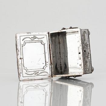 A Russian Tula box width cover, 19th century.