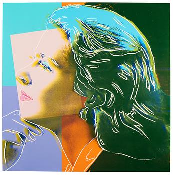 170. Andy Warhol, "Three portraits of Ingrid Bergman by Andy Warhol".